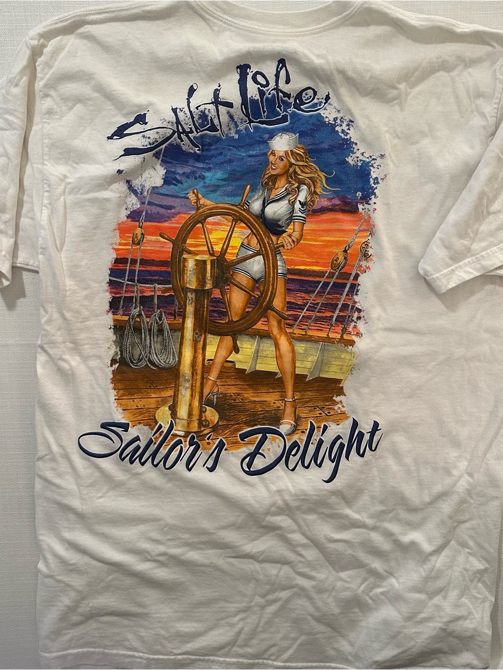 Salt Life Sailor's Delight Graphic Tee - White